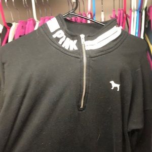 PINK quarter zip jacket.